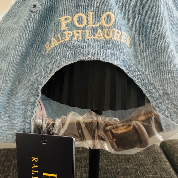 (NEW)Polo Ralph Lauren Classic Sports Cap _Blue  Denim , Adjustable NWT